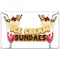 Signmission Ice Cream Sundaes Banner Concession Stand Food Truck Single Sided B-Ice Cream Sundaes19 - alternate 1